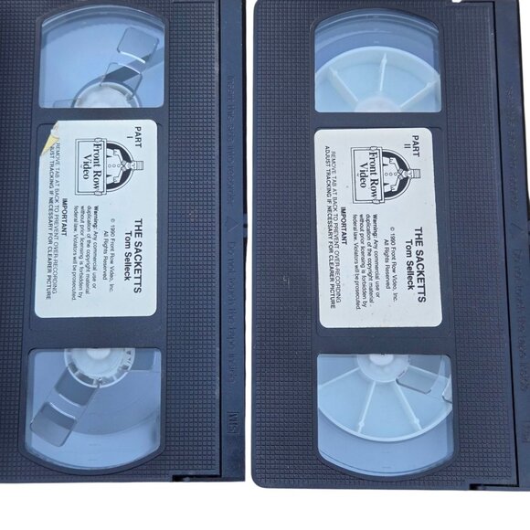 The Sacketts Double VHS Tape Set Video 1980 Tom Selleck Western Drama - Picture 6 of 14
